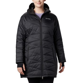 Columbia Ženske Jakne - Mighty Lite Hooded Plus Size Crne | LWFT-06742
